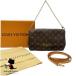  Louis * Vuitton LOUIS VUITTON M40718fe бородвка lito монограмма 2way сумка на плечо compact плечо .. наклонный .. сумка бренд ощущение роскоши ere...