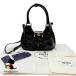  Prada PRADA 1BA381te Hsu to кожа 2WAY чёрный рука сумка на плечо ремешок cloche topowanieRFID ткань пакет брошюра разряд A сумка [ б/у...