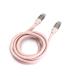 USB Type C кабель [PD соответствует 180W внезапный скорость зарядка ] usb-c USB C мужской to USB C мужской 1m коврик розовый AD-3105