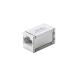  Elecom RJ45 трансляция коннектор (Cat6A/STP) Cat6A. LAN кабель . удлинение серебряный LD-RJ45S6ASV