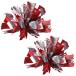 (10 комплект ) ARTEC hands free Cheer pompon тент грамм красный серебряный ATC19241X10