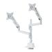  Sanwa Supply монитор arm двойной газ springs тип фигурная скобка модель белый CR-LAC2407W