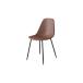  персональный стул living стул ширина 43cm Brown 2 ножек комплект steel soft кожа living обеденный интерьер мебель 