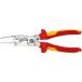 KNIPEXknipeks1000V изоляция электро плоскогубцы springs есть общая длина 200mm 1396-200 инструмент tool DIY работа инструмент 