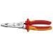 KNIPEXknipeks1000V изоляция клещи для снятия изоляции me Trick размер 200×60×28mm упаковка входить 1376-200MESB инструмент tool 