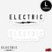  серфинг стикер электрический ELECTRIC UNDERVOLT CLEAR STICKER - L размер E24MA04 наклейка-логотип наклейка модель 