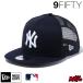 �j���[�G�� ���b�V���L���b�v NY 9FIFTY �g���b�J�[ �L���b�v NEWERA MLB �j���[���[�N�E�����L�[�X 14524906 �l�C�r�[ �z���C�g �� �� �A�W���X�^�[