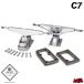 carver CarVer скейтборд C7 грузовик комплект Surf skate C7 TRUCK SET SILVER серебряный грузовик одиночный товар задний C2 серфинг 