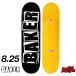  скейтборд панель Baker BAKER BLAND LOGO DECK BLACK/WHITE MULTIPLE SIZES скейтборд 8.25 дюймовый 8.25inch SK8 SKATEBOARD