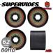  скейтборд Wheel скейтборд SPITFIREspito fire - soft Wheel Cruiser 80HD SUPER WIDES BLACK 62mm 4 шт 1 комплект 