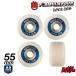 SPITFIRE Wheel FORMULA FOUR (F4) LOCK INS - 99DURO 55mm 4 шт 1 комплект ( голубой )