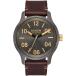 ӻ ˥ ꥫ A1243-595-00 NIXON Patrol Leather A1243 - Gunmetal/Gold - 100m Water Resis