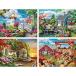 ѥ  ꥫ 45946 Bits and Pieces - 4-in-1 Multi-Pack - 1000 Piece Jigsaw Puz