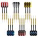 ͢  AC8130-BRWYT Strip laser-18pc Accmor Steel Tip Darts, Professional Metal Darts, Dart