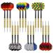 ͢  AC8130-Colorful-18pc Accmor Steel Tip Darts, Professional Metal Darts, Darts Metal T