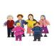  Melissa &amp;dag игрушка игрушечный 12464 Melissa &amp; Doug 7-Piece Poseable Wooden Doll Family for