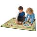 ���å�&���� ������� �ΰ��� 9554 Melissa & Doug Round The Rails Train Rug with 3 Linking Woo