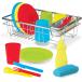  Melissa &amp;dag игрушка игрушечный 4282 Melissa &amp; Doug Wash and Dry Dish Set - 24 Pieces Kids Pl