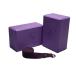  йога блок фитнес Clever Yoga Blocks 2 Pack with Strap - Extra Light Weight Sweat Repellin