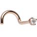 ܥǥǥ ԥ ꥫ G-2991-18RS Body Candy Solid 14k Rose Gold 2mm Cubic Zircon