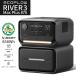 EcoFlow RIVER3 Max Plus 870 �|�[�^�u���d�� �o�b�e���[ 858Wh UPS�@�\ �É� ���^ ������ �A�E�g�h�A �G�R�t���[ AC�o�� �R���Z���g