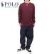 POLO RALPH LAUREN Polo Ralph Lauren футболка с длинным рукавом вафля long T термический long T dark red wine L размер термический футболка импортированный автомобиль стандартный товар 