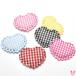  узор проверка в форме сердечка 37mm 10 шт. комплект [ ограниченное количество ]