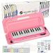 KCkyo-litsu мелодика мелодия фортепьяно 32 ключ розовый P3001-32K/PK (doremi надпись наклейка * Cross * имя наклейка имеется )