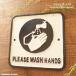  Cafe способ автограф plate PLEASE WASH HANDS уборная woshu рукоятка z модный античный способ Vintage style дверь автограф табличка Mark бесплатная доставка отметка ..