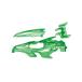  Mini 4WD re стул Piaa - clear зеленый корпус ( корпус одиночный товар ) Tamiya 18099