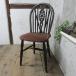  England antique furniture kitchen chair wheel back chair chair wooden Britain KITCHENCHAIR 4320dz