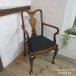  England antique furniture arm chair Queen Anne chair cat legs chair chair wooden mahogany Britain QUEENANNCHAIR 4451e new arrival 