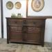  England antique furniture sideboard cabinet cupboard display shelf storage wooden oak Britain SIDEBOARD 6009d