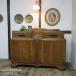  England antique furniture sideboard cabinet display shelf cupboard wooden oak Britain SIDEBOARD 6050d