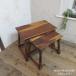  Англия античный мебель ne -тактный стол боковой стол inserting . тип 2 шт. комплект стенд для вазы из дерева si- автомобиль m дерево Британия SMALLTABLE 6149e новое поступление 