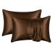  подушка покрытие 2 шт. комплект атлас. подушка покрытие конверт тип pillow кейс прекрасный . прекрасный . двусторонний порог двери 