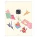  бумага для писем Kazusa Edo цветная бумага 1 рисунок 10 листов входит EEP-842-031 Hallmark 5 шт. до почтовая доставка возможность M наличие -2-D2