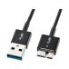 USB3.0ޥ֥ A-MicroB 0.5m Ķ١掠ץ饤KU30-AMCSS05K