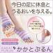メール便 かかとケア かかとぷるん 角質取り 保温 かかとケア オープントゥ ソックス 靴下 送料無料