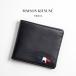 MAISON KITSUNE メゾンキツネ 二つ折り 財布 スリム 薄い ブランド TRICOLOR MEN WALLET