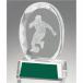  crystal Trophy футбол GW4225-12 высота 10.5cm знак inserting бесплатный 