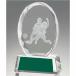  crystal Trophy футбол GW4225-13 высота 10.5cm знак inserting бесплатный 
