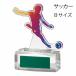  crystal Trophy футбол GW4252-01B высота 11cm знак inserting бесплатный 