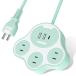 TOPREK �L�̑��^ �d���^�b�v �F USB �R���Z���g �����R�[�h 1.5M 3��AC�� 2��U