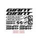 KIT GIANT ADESIVI BICI стикер BIKE MTB BDC BICICLETTA PRESPAZIATI для (Blac