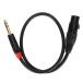 XLR женский 3 булавка 1 XLR TRS 4 дюймовый TRS кабель 6.35mm стерео баланс соединительный кабель DJ оборудование студийный консоль соответствует 