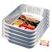 [ уличный party кулинария . пик установка .] глубокий type барбекю aluminium plate после одна сторона установка простой емкость 3L (5)