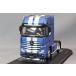 IXO MODELS 1/43 Mercedes Benz Actros MP4 металлик голубой конечный продукт литье под давлением миникар TR206