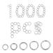 SUNNYCLUE 1000 шт 5 вид 7-10mm круг can нержавеющая сталь can открытый Jump кольцо круг . нержавеющая сталь ma LUKA n комплект не .