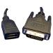  Ѵץ DVI-D ᥹ HDMI /0.15m ֥å A24-015
